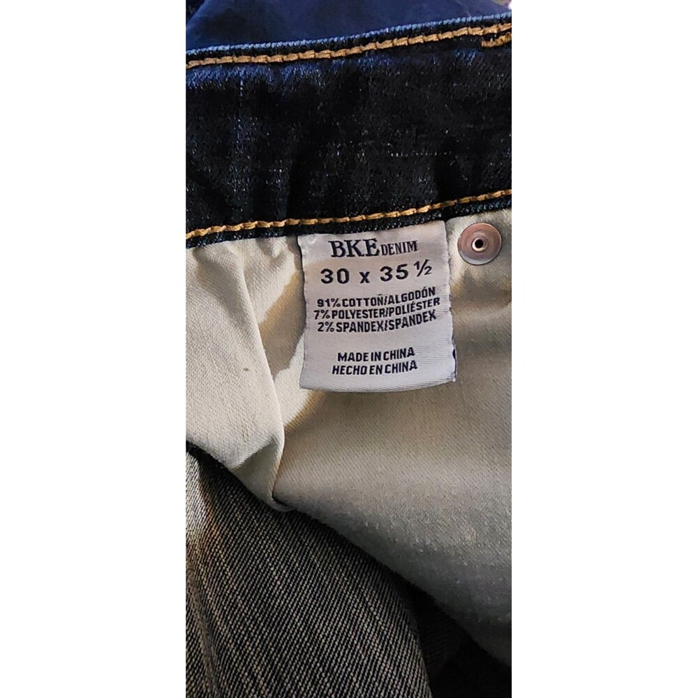 BKE Jeans Parker High Rise Bootcut Womens 30 x 34.5 Dark Wash Universal Fit - Picture 5 of 8